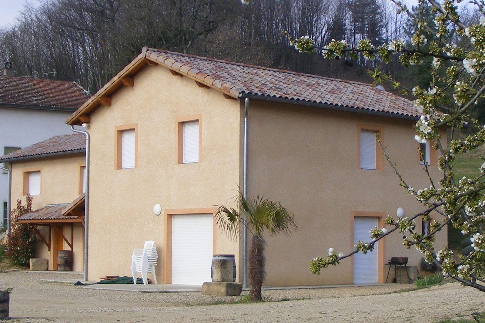 Le Cerisier dans la cour du domaine