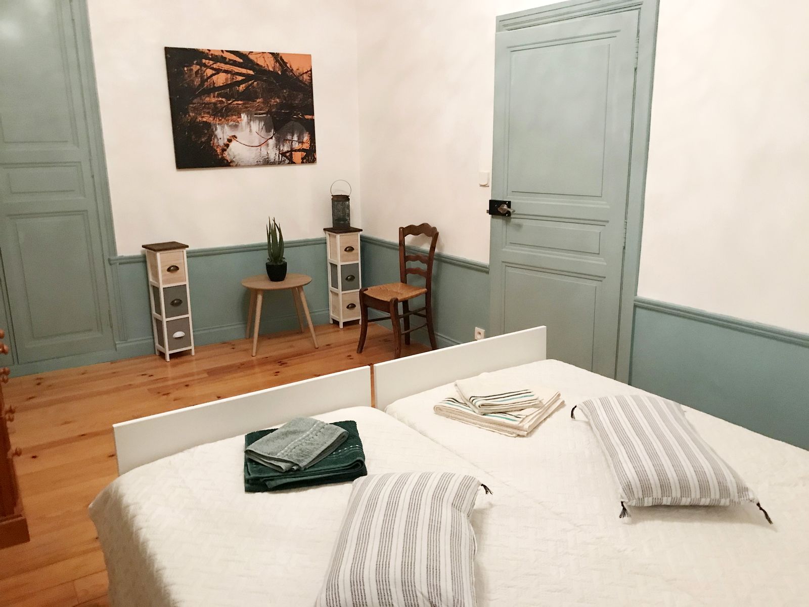 La chambre Crépuscule et son coin salon