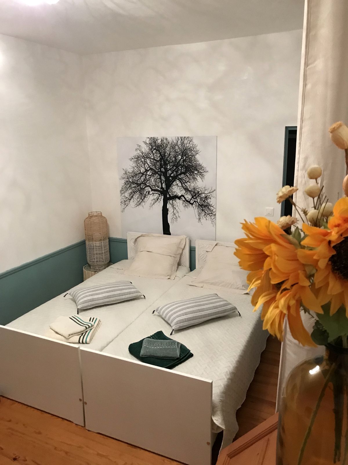 Les lits de la chambre Crépuscule