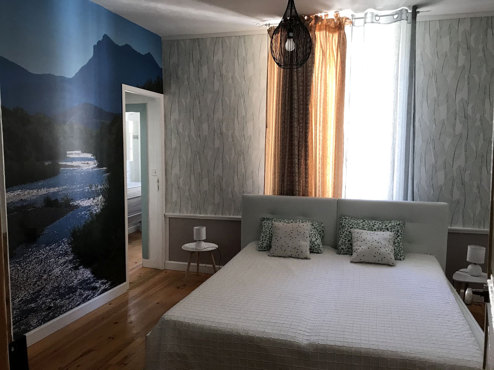 La fresque de rivière de la chambre Drôme