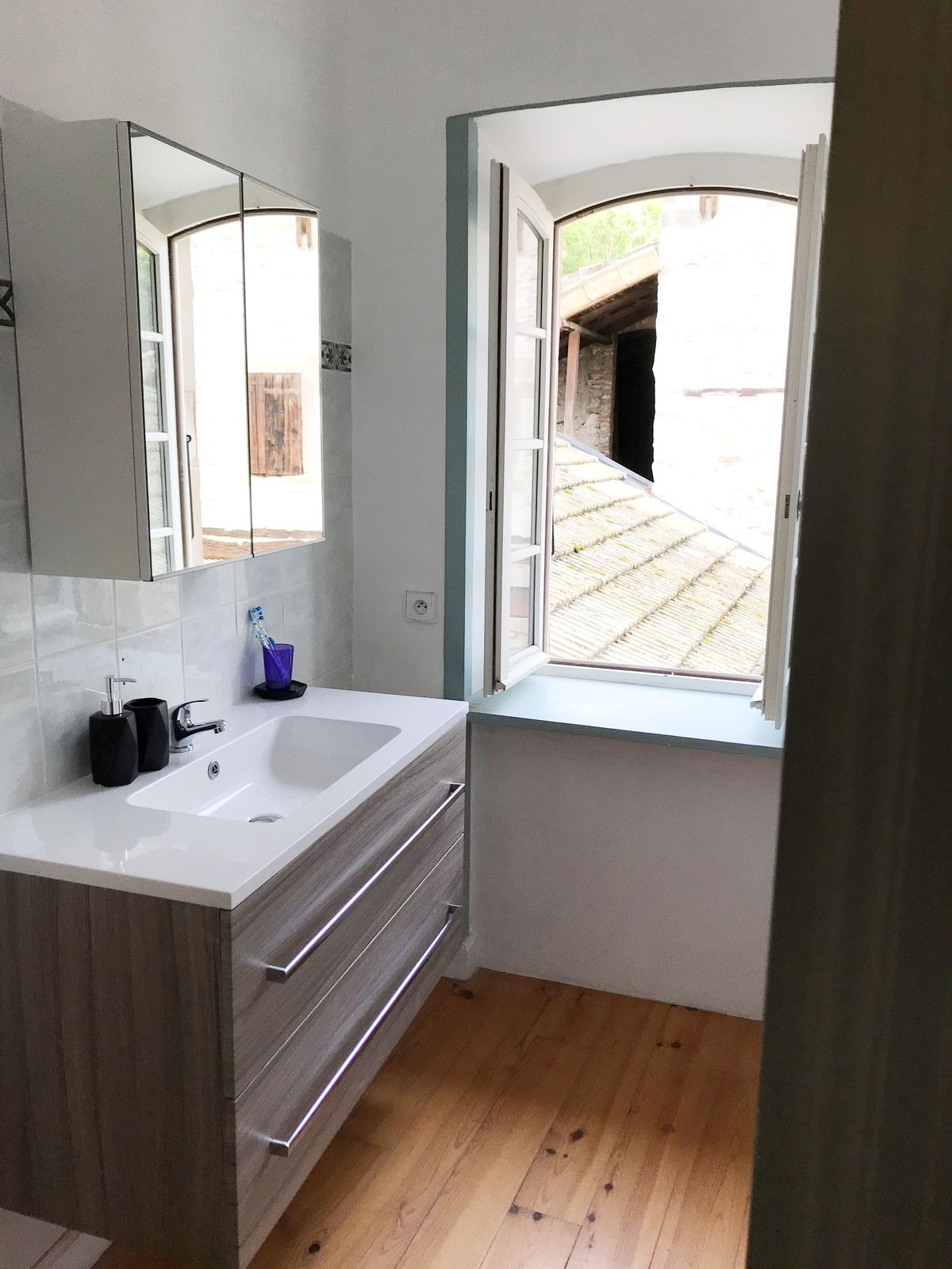 La douche de la chambre Nature