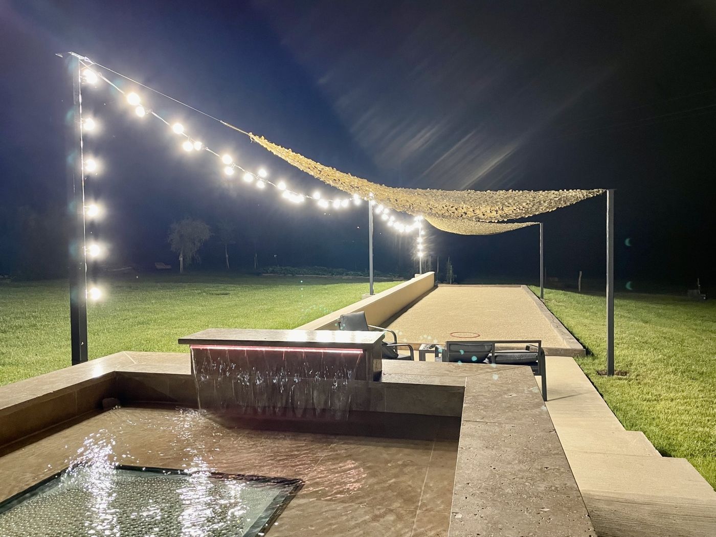 Le bassin la nuit