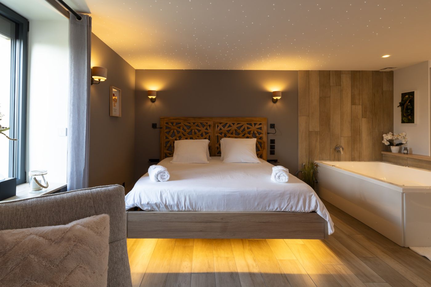La Suite Spa : Le lit « en lévitation »